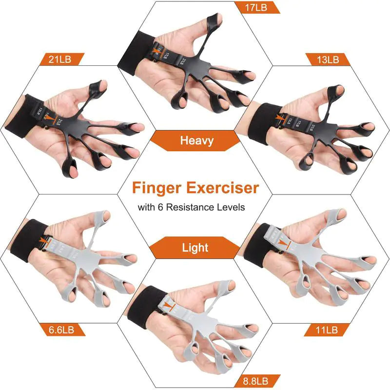 6     Level Guitar Finger Strengthener