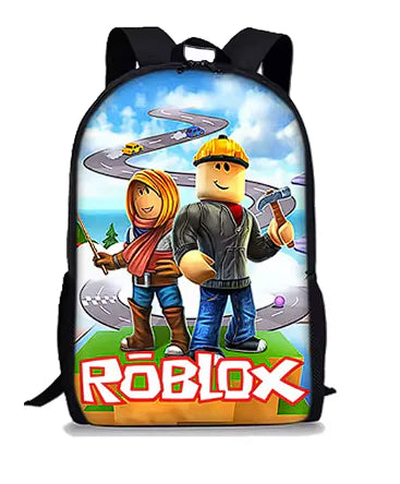 3D Cartoon Roblox Backpack for Kids