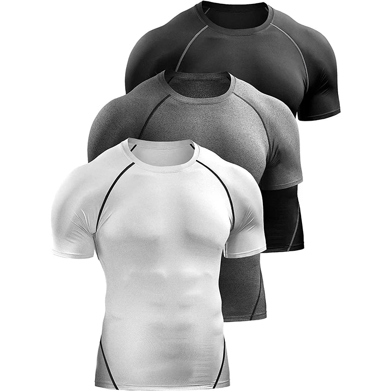 Men's Quick-Drying Elastic Compression T-Shirt