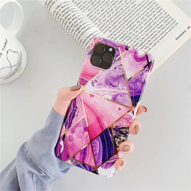 Purple Marble Case