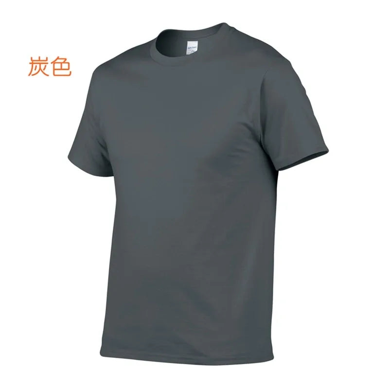 Solid Color Men's / Women Plain T-Shirt