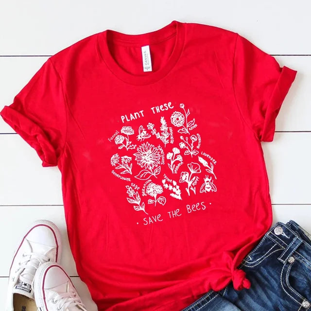 Wild Flower Graphic T-shirts