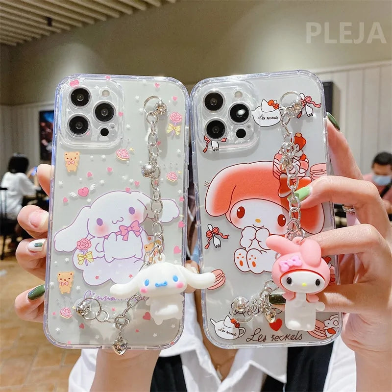 Cute Ornaments Side Frame Print Case For iPhone