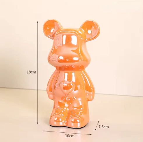 Electroplated Modern Bear Piggy Bank