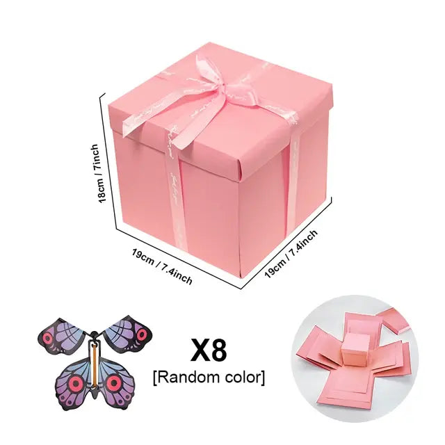 Magic Flying Butterfly Birthday Gift Box