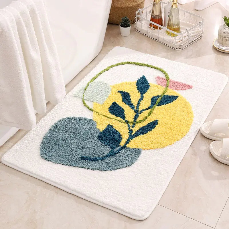 Plush Flocking Rug