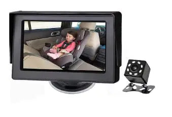 4.3-Inch Folding Car Monitor - Infrared Night Vision