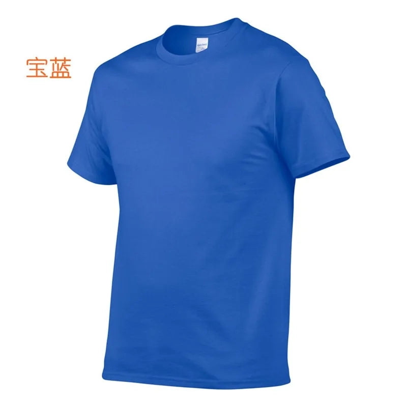 Solid Color Men's / Women Plain T-Shirt