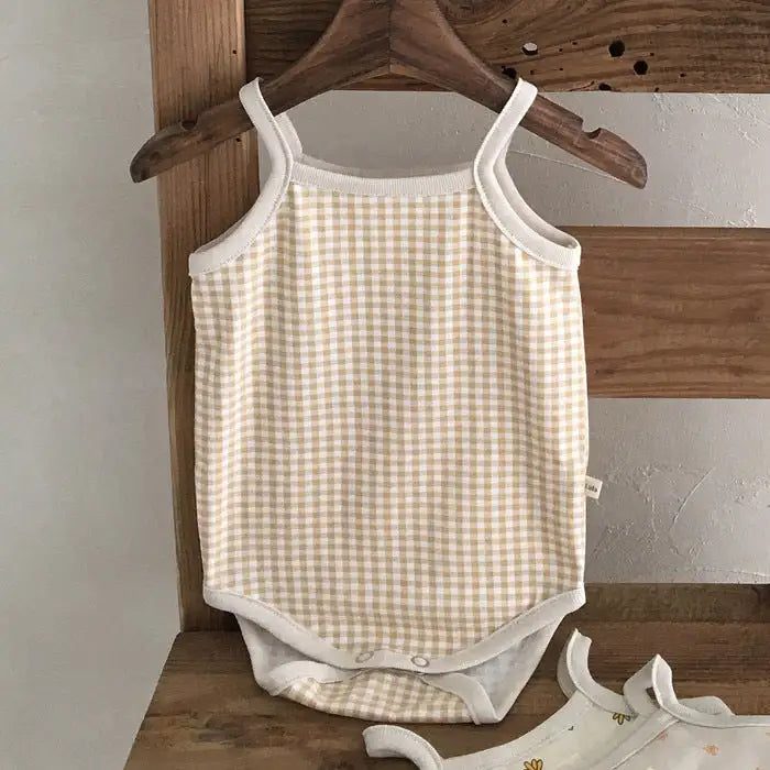 Korean-Style Soft Newborn Sling Romper & Vest