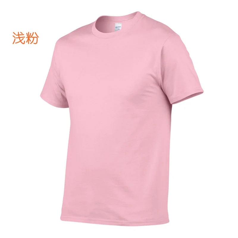 Solid Color Men's / Women Plain T-Shirt