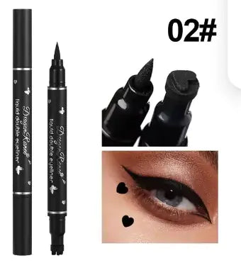 2-in-1 Butterfly Eyeliner & Stamp – Waterproof Black