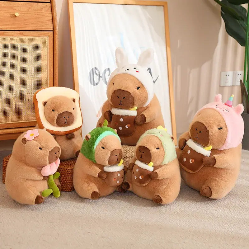 Cartoon Capybara Plush Toys