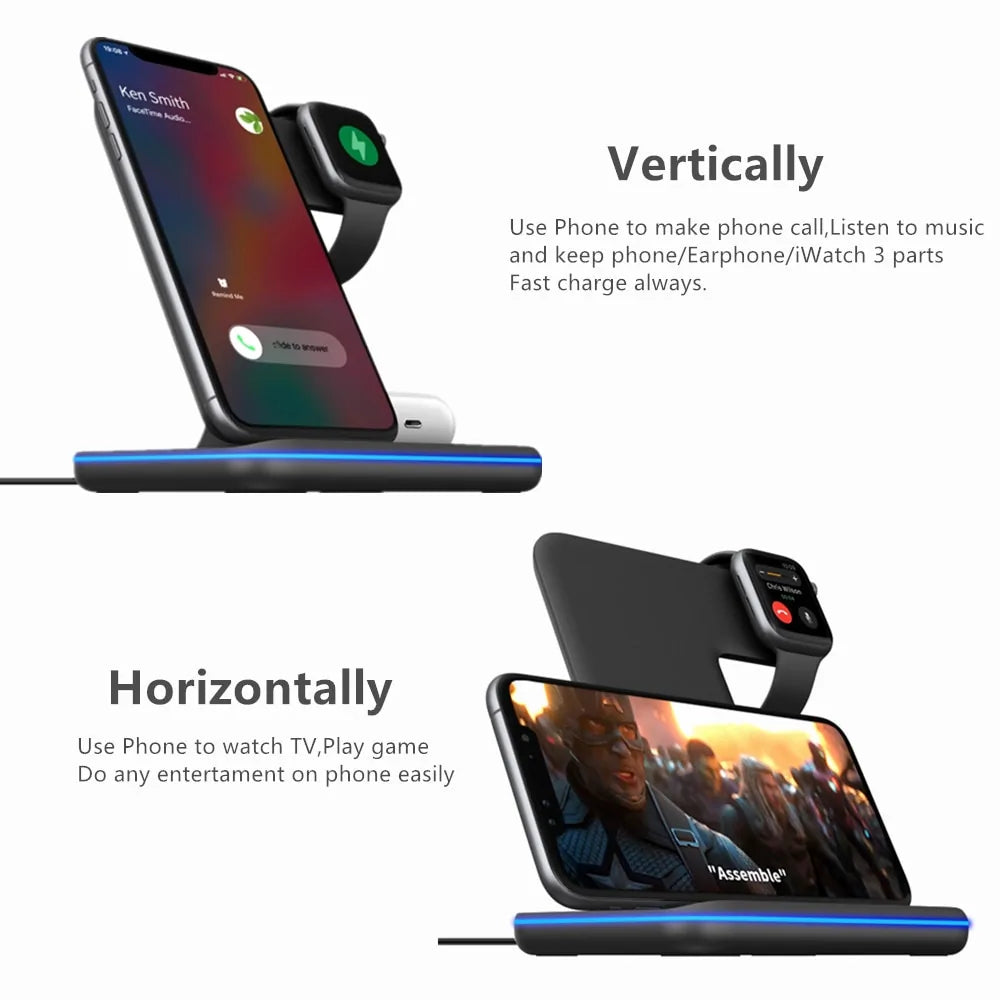 3 in 1 Wireless Charging Stand