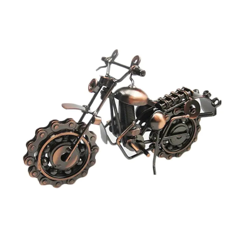 Vintage Motorcycle Figurine