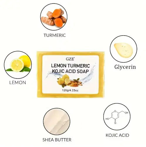 Lemon Turmeric Kojic Acid Soap