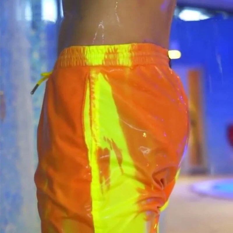 Men's Color-Changing Beach Shorts - Quick Dry Swim Trunks