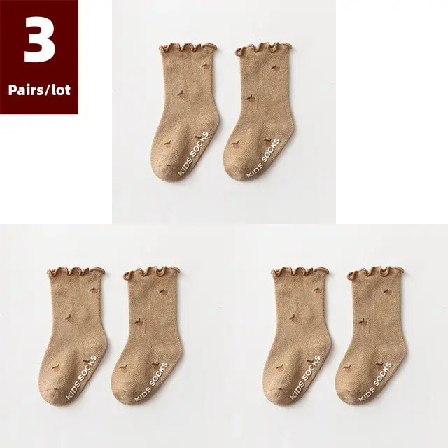 3 Pairs of Anti-Slip Children's Socks