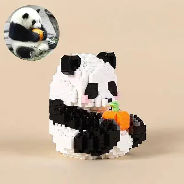 Cute Panda Series Building Block Toys