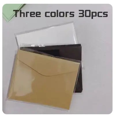 Classical White & Black Mini Paper Envelopes - 10/20/40/80PCS