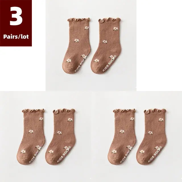 3 Pairs of Anti-Slip Children's Socks