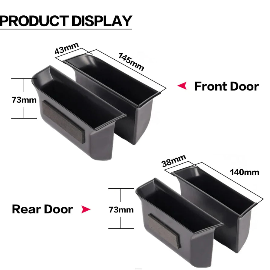 Front & Rear Door Storage Box