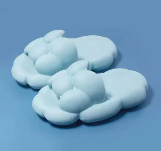 Women's Flat Bottom Cloud Slippers Soft Sole Bubble