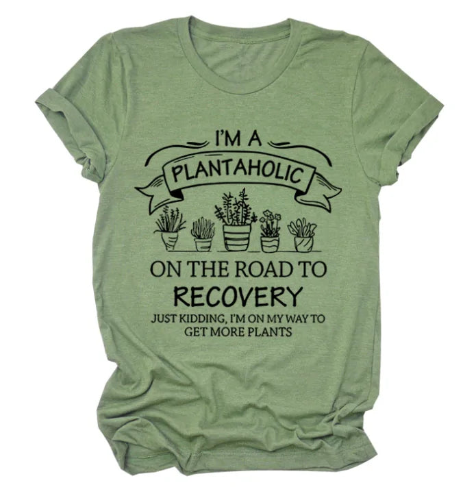 Women's Cute Oversized Plants T-shirts