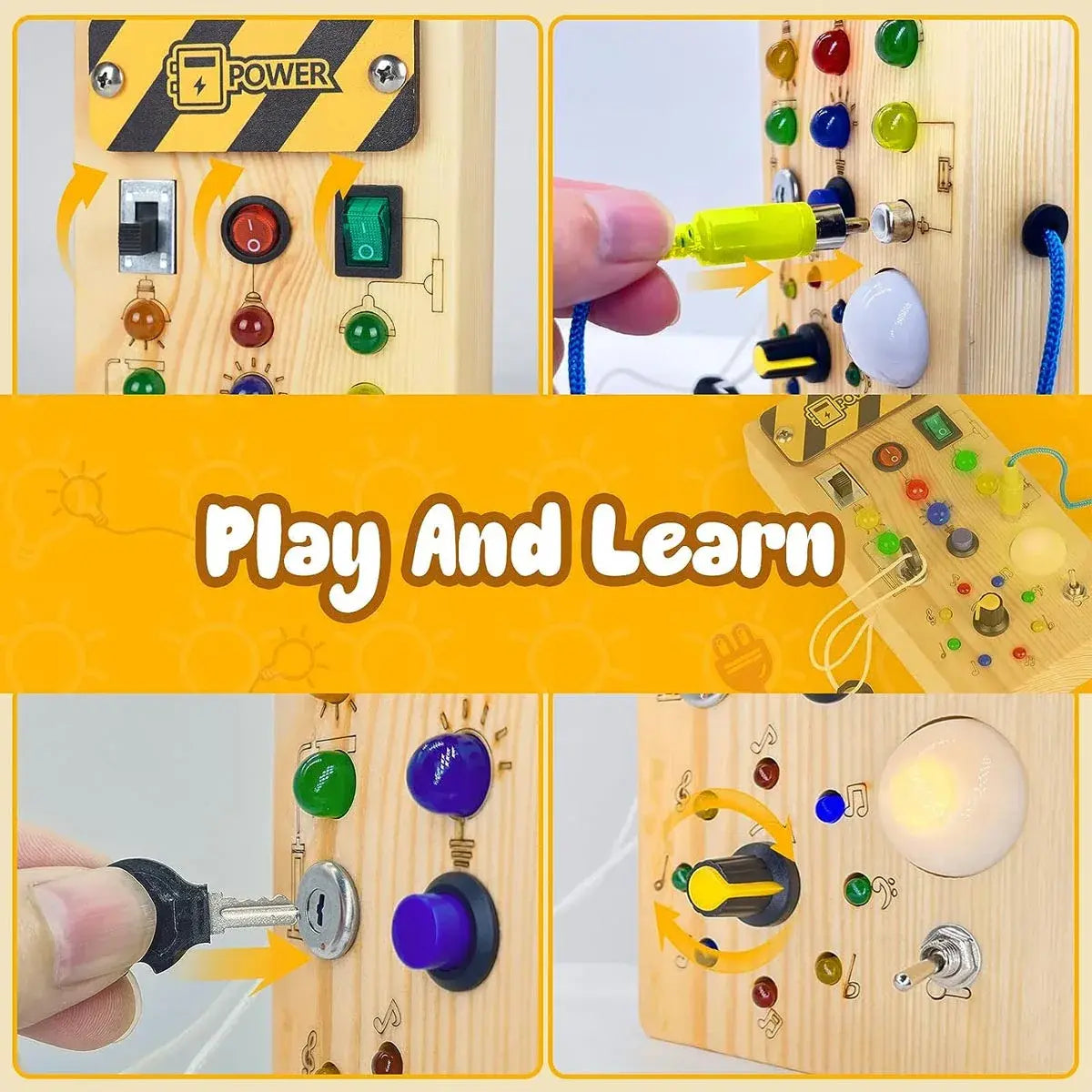 Busy Board Sensory Toy