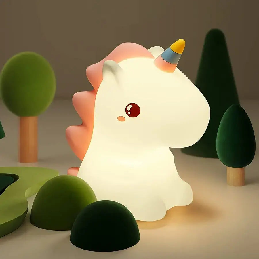 Silicone Cute Unicorn LED Night Light