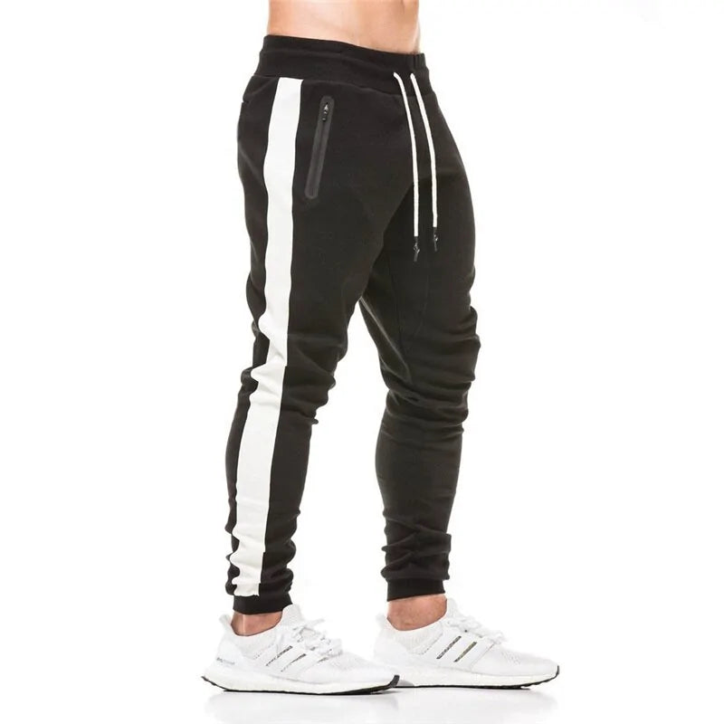 2019 Men's Cotton Jogger Sportswear Pants: Casual Fitness Workout Skinny Sweatpants