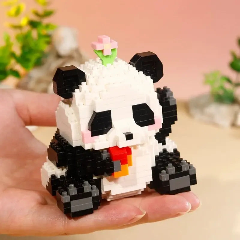 Cute Panda Series Building Block Toys