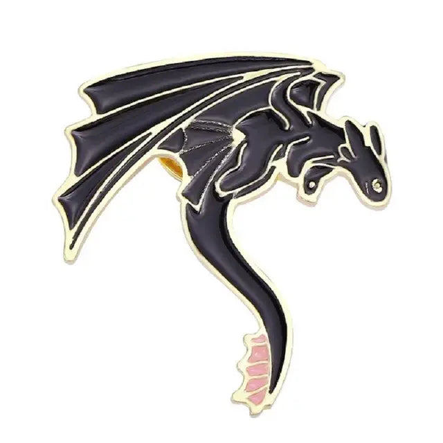 Monster Dragon Enamel Pins