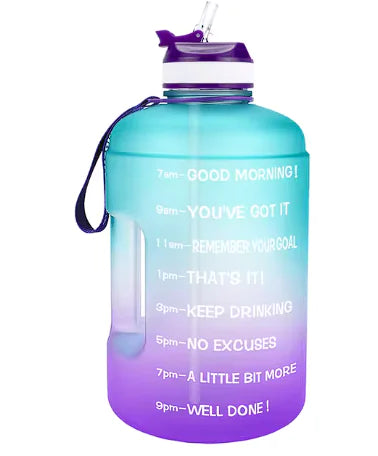 QuiFit Gallon Water Bottle with Straw