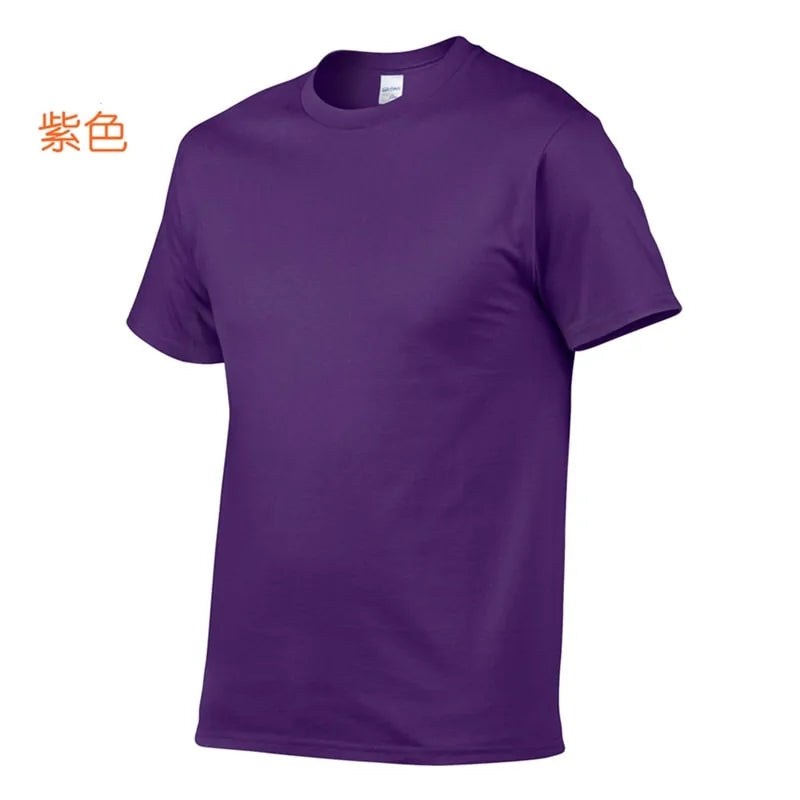 Solid Color Men's / Women Plain T-Shirt