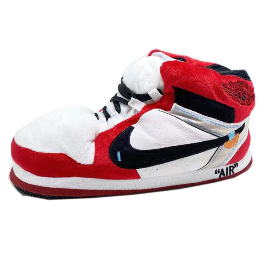 Red Air Jordan Retro High Sneaker Slippers