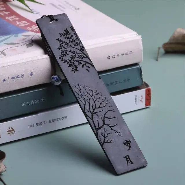 Chinese Style Wooden Bookmark