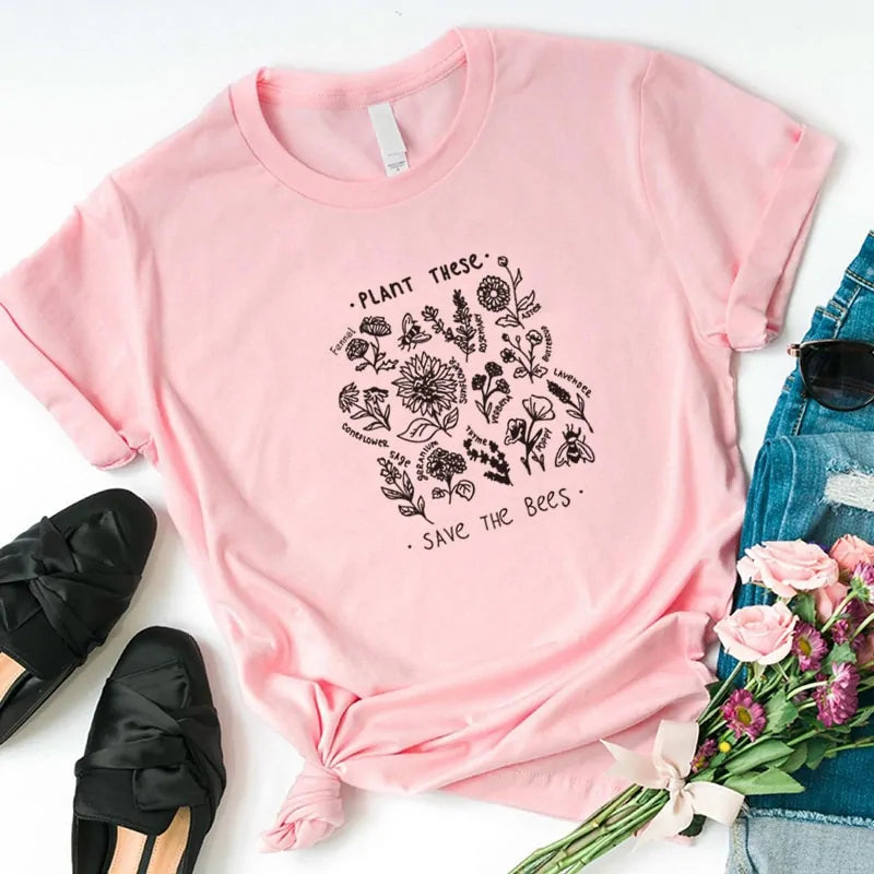 Wild Flower Graphic T-shirts