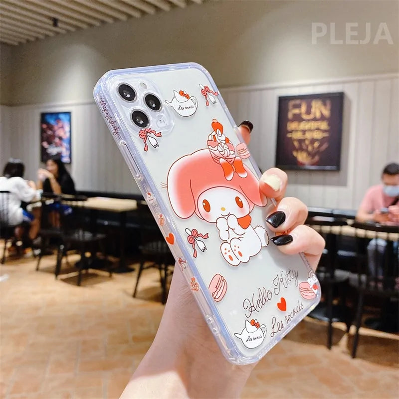 Cute Ornaments Side Frame Print Case For iPhone