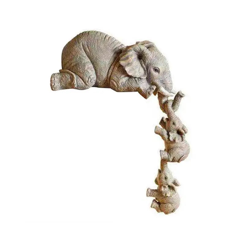 Hand Painted Decorative Elephants