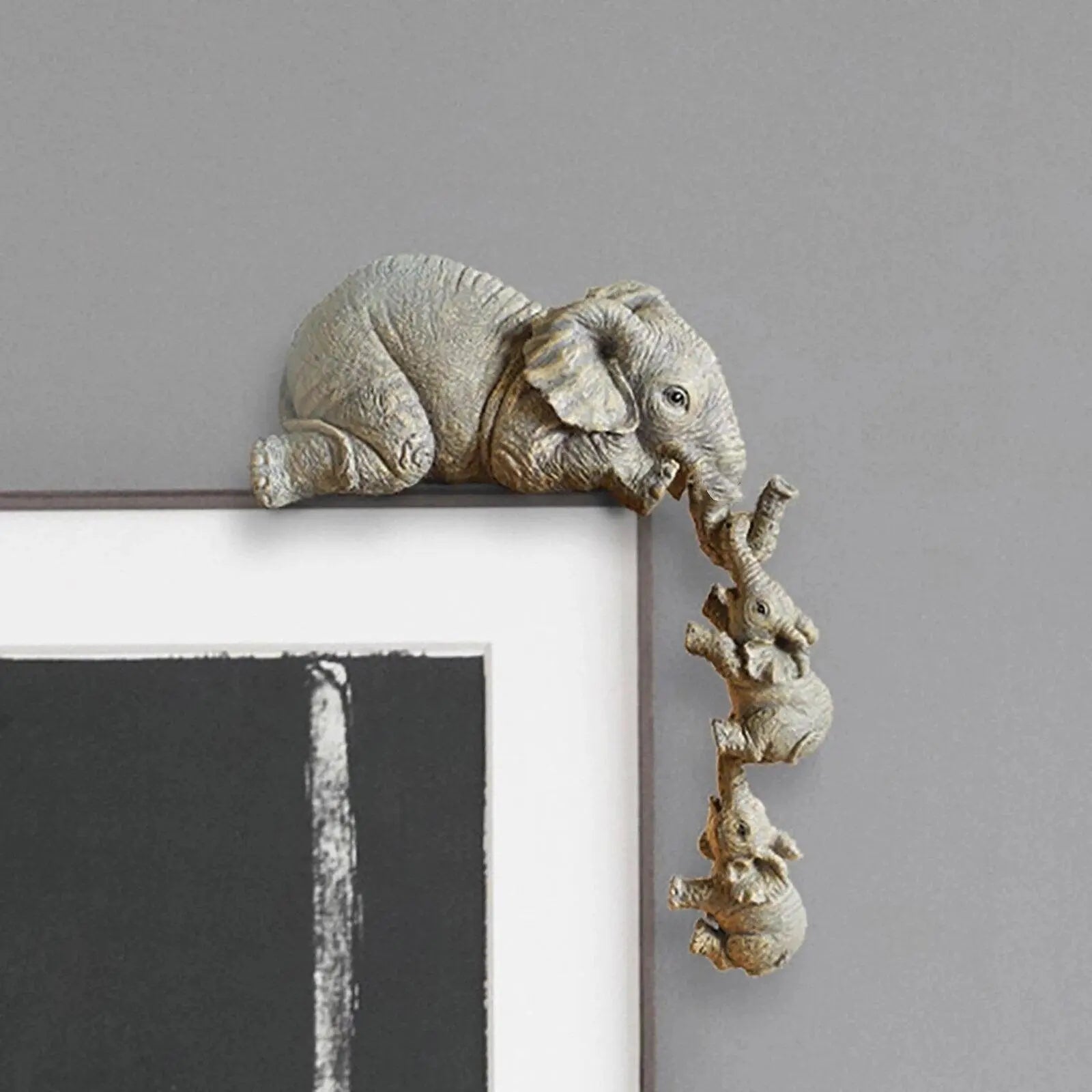 Hand Painted Decorative Elephants