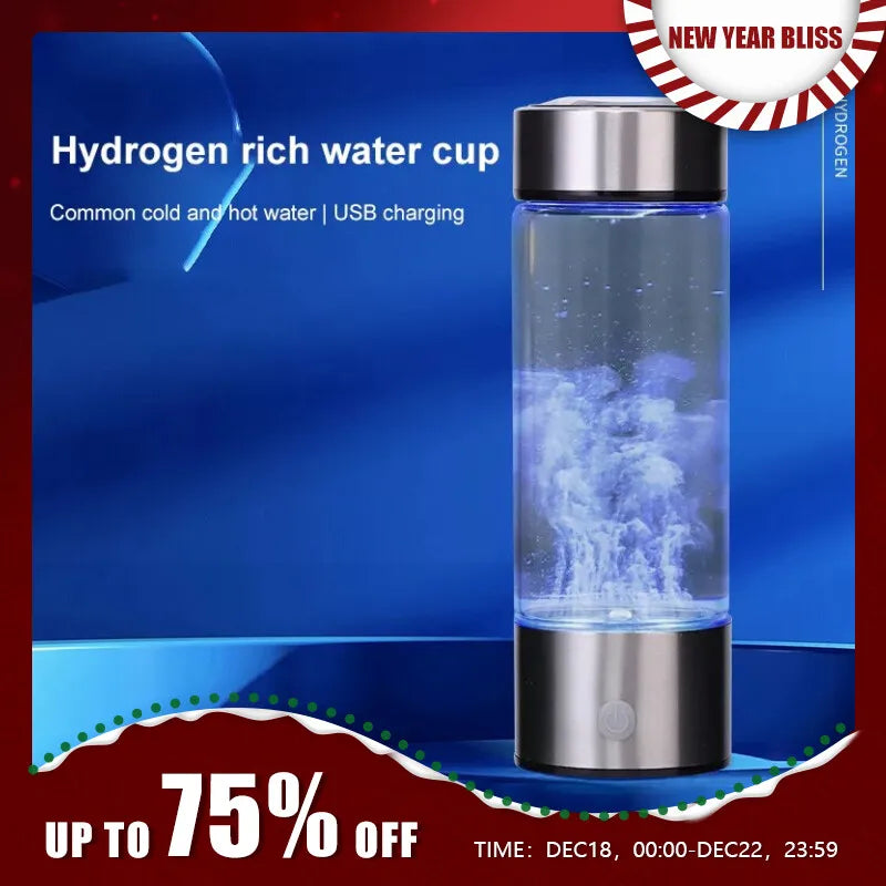 1pc 450ml Portable Hydrogen Water Generator