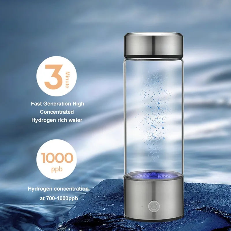 1pc 450ml Portable Hydrogen Water Generator