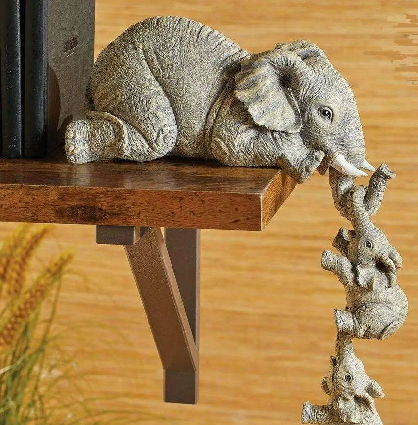 Hand Painted Decorative Elephants