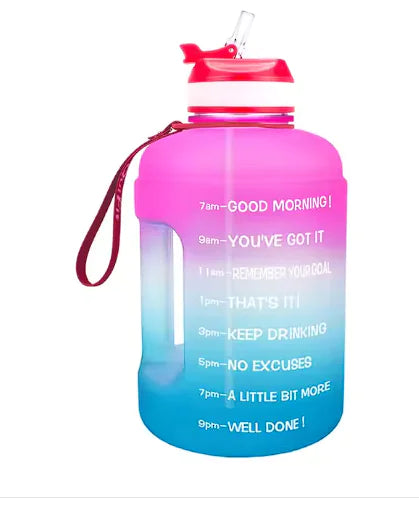 QuiFit Gallon Water Bottle with Straw