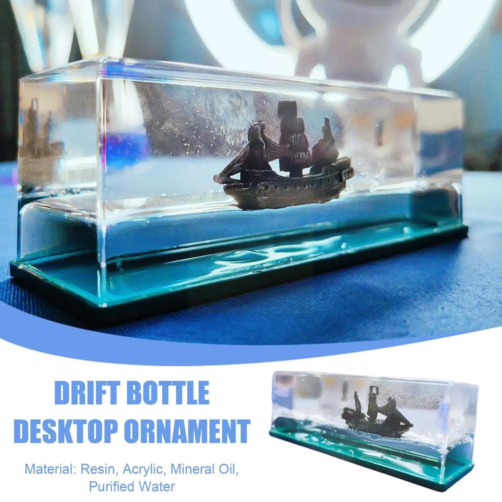 Cruise Ship Liquid Floating Gift