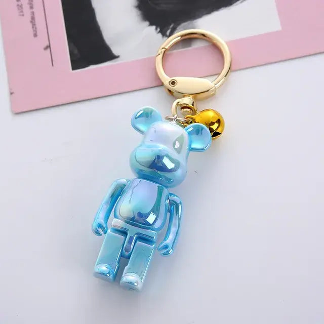 Colorful Bear Keychain Couples Gift