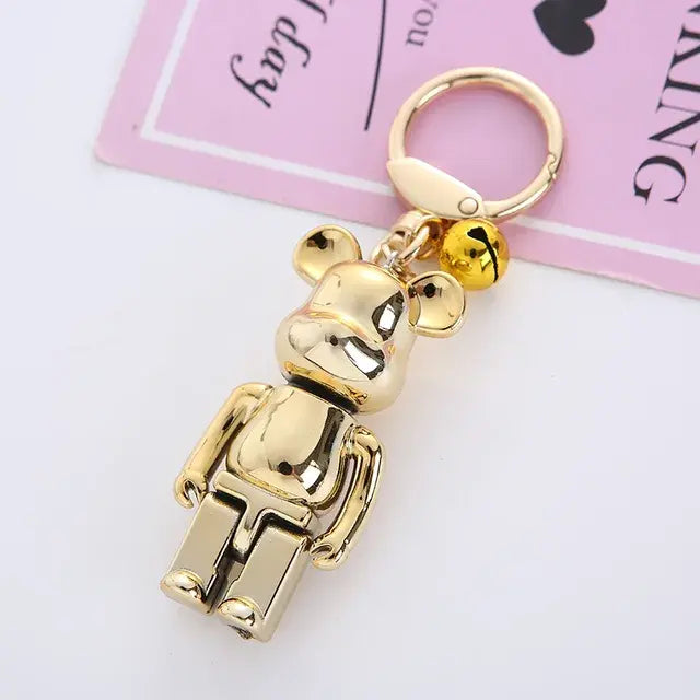 Colorful Bear Keychain Couples Gift