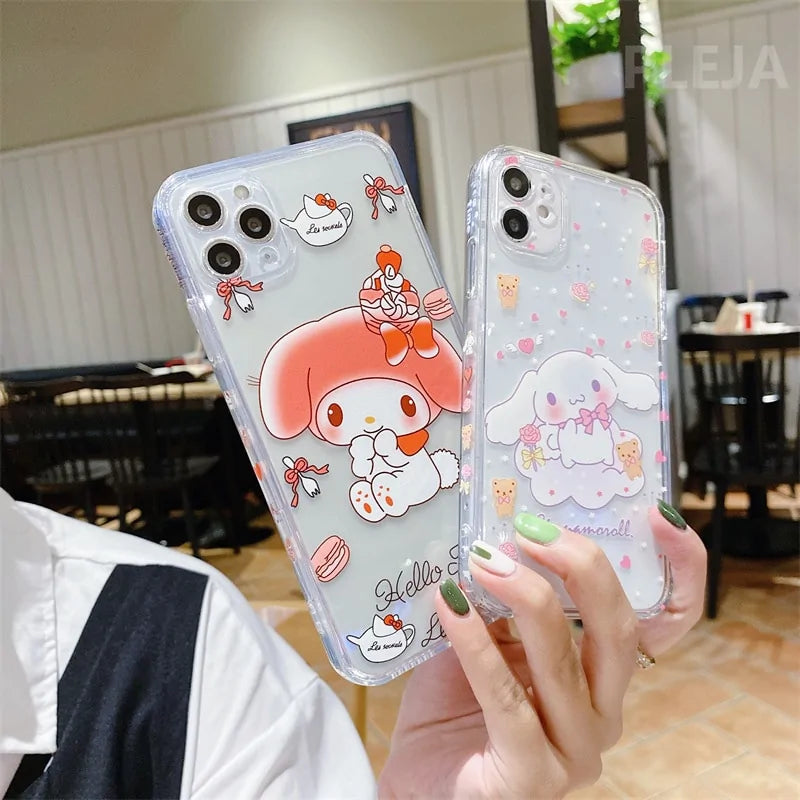 Cute Ornaments Side Frame Print Case For iPhone